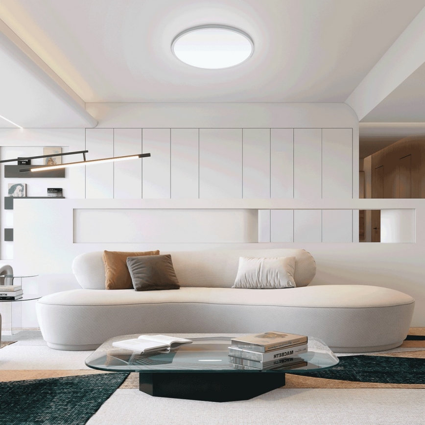 Aigostar - LED Kopalniška zatemnitvena stropna svetilka LED/18W/230V 3000-6000K IP54 + Daljinski upravljalnik