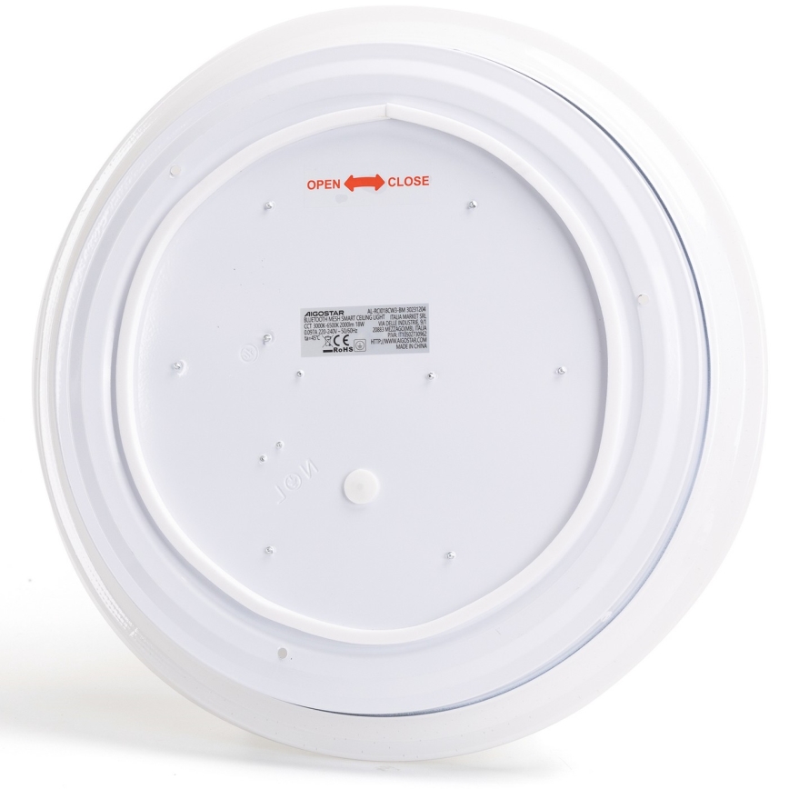 Aigostar - LED Kopalniška stropna svetilka MESH LED/18W/230V 3000-65000K IP44 + Daljinski upravljalnik