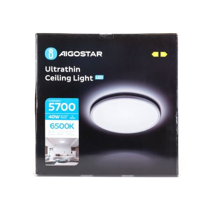 Aigostar - LED Kopalniška stropna svetilka LED/40W/230V 6500K pr. 54 cm IP44