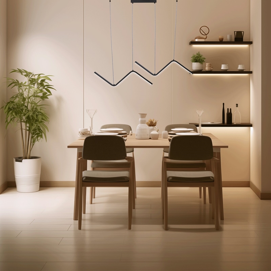 Aigostar - LED Lestenec na vrvici LED/23W/230V 6500K