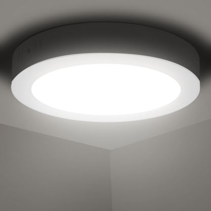 Aigostar - LED Nadgradna stropna svetilka LED/12W/230V pr. 17,4 cm 4000K bela