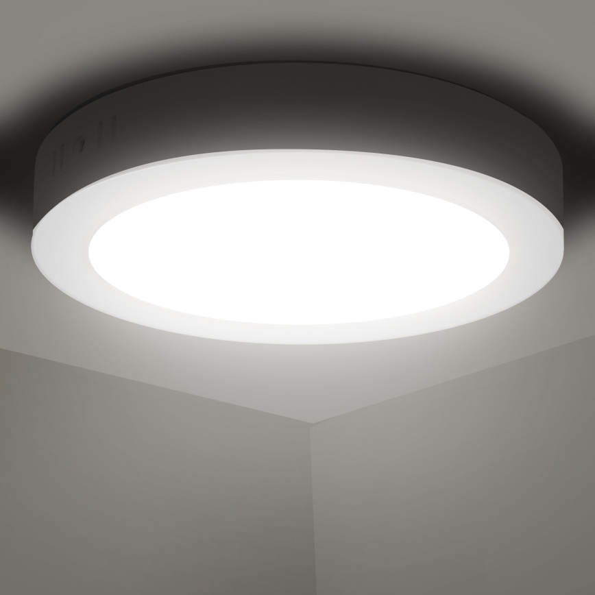 Aigostar - LED Nadgradna stropna svetilka LED/12W/230V pr. 17,4 cm 4000K bela