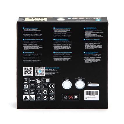 Aigostar - LED Nadgradna stropna svetilka LED/12W/230V pr. 17,4 cm 4000K bela