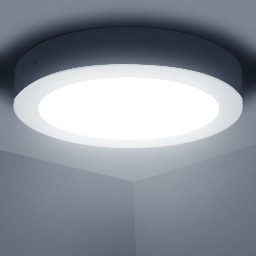Aigostar - LED Nadgradna stropna svetilka LED/12W/230V pr. 17,4 cm 6500K bela