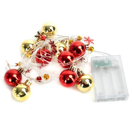 Aigostar - LED niz 20xLED/3xAA 2m topla bela