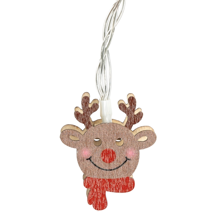 Aigostar - LED niz 20xLED/3xAA 3m topla bela sob