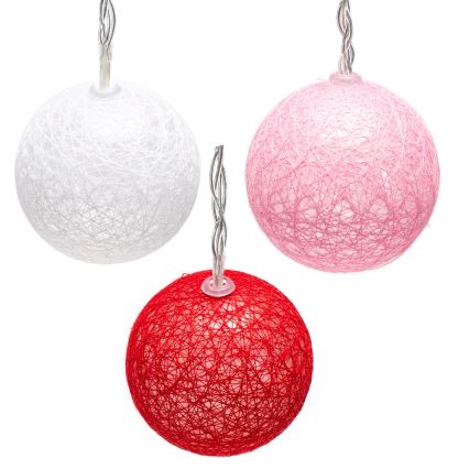 Aigostar - LED niz lučk 10xLED/3xAA 2m topla bela