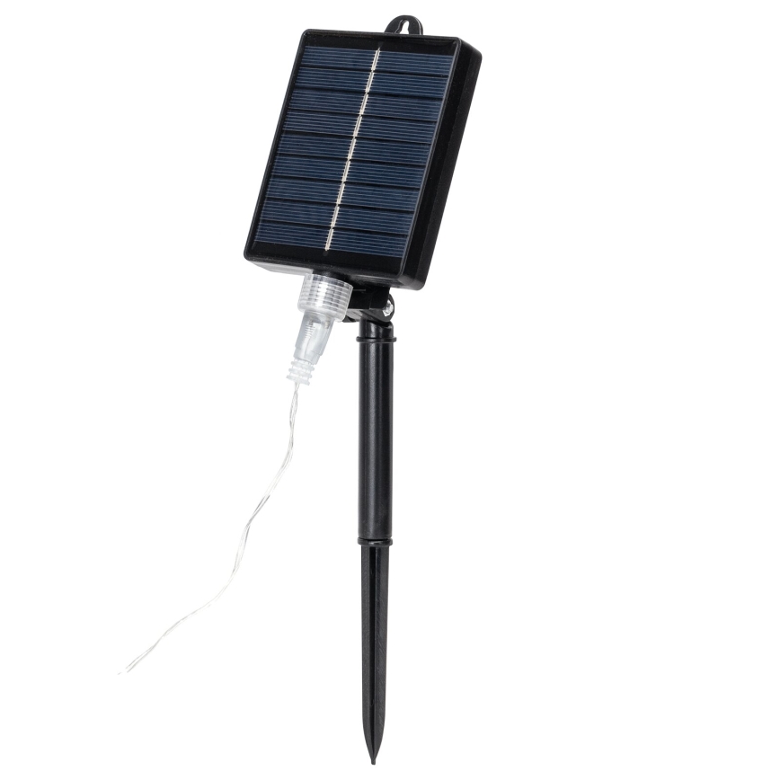 Aigostar - LED sončni niz 384xLED/13m IP65 1200 mAh večbarven