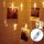 Aigostar - LED okrasna veriga 20xLED/5W/USB 6 m topla bela