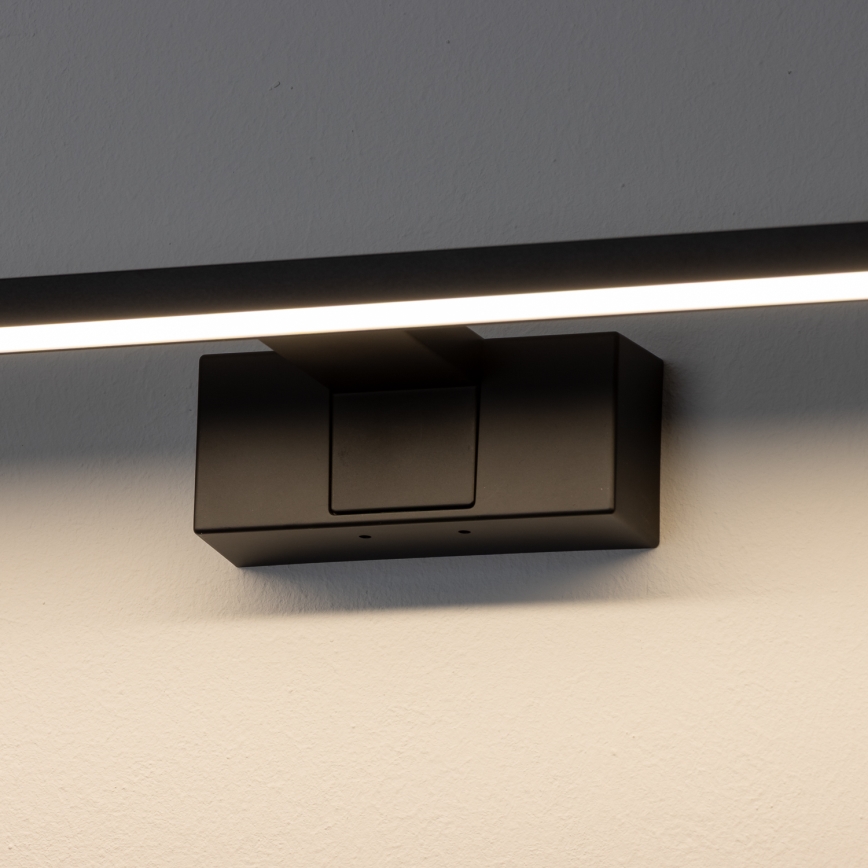 Aigostar - LED osvetlitev kopalniškega ogledala LED/8W/230V 4000K 40 cm IP44 črna