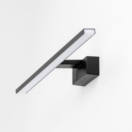Aigostar - LED osvetlitev kopalniškega ogledala LED/8W/230V 4000K 40 cm IP44 črna