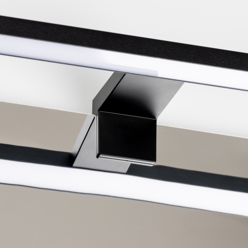 Aigostar - LED osvetlitev kopalniškega ogledala LED/8W/230V 4000K 40 cm IP44 črna