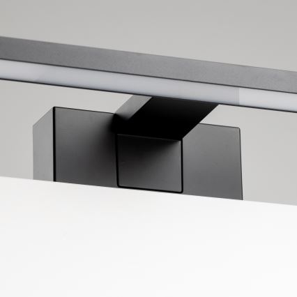 Aigostar - LED osvetlitev kopalniškega ogledala LED/8W/230V 4000K 40 cm IP44 črna