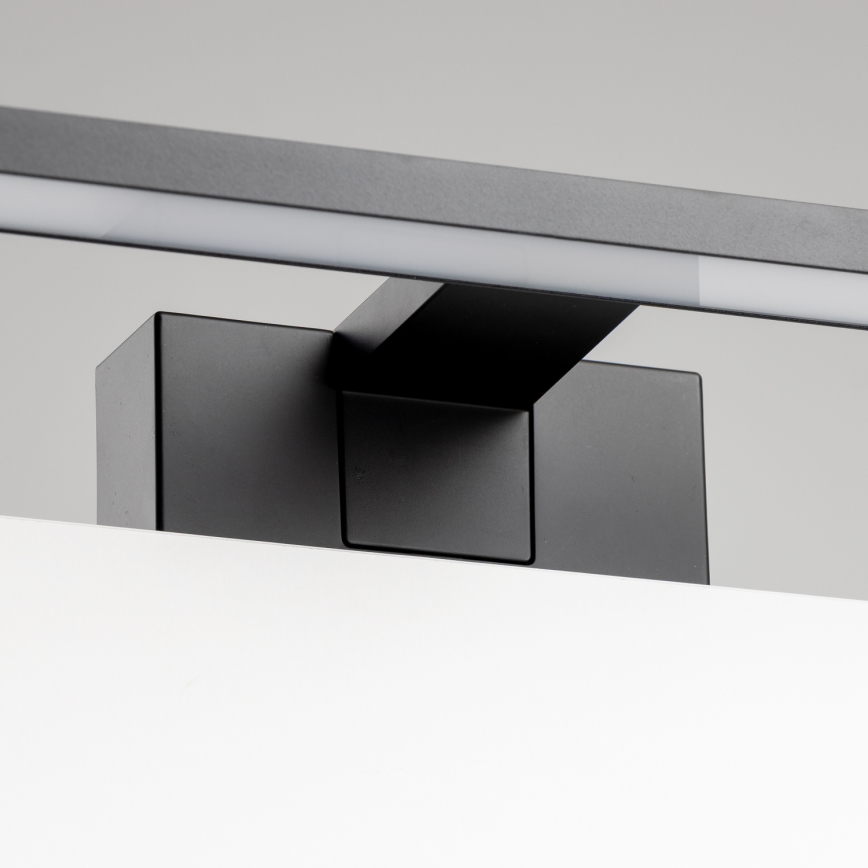 Aigostar - LED osvetlitev kopalniškega ogledala LED/8W/230V 4000K 40 cm IP44 črna