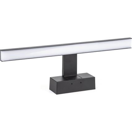 Aigostar - LED osvetlitev kopalniškega ogledala LED/8W/230V 4000K 40 cm IP44 črna