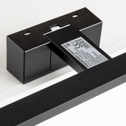 Aigostar - LED osvetlitev za kopalniško ogledalo LED/12W/230V 4000K 60 cm IP44 črna
