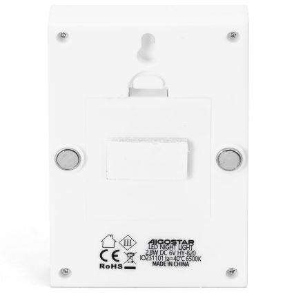 Aigostar - LED prenosna nočna svetilka LED/4xAAA 6500K