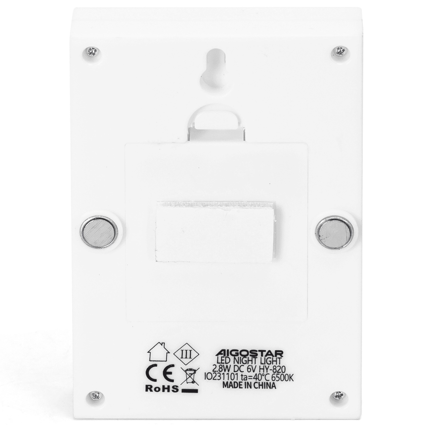 Aigostar - LED prenosna nočna svetilka LED/4xAAA 6500K