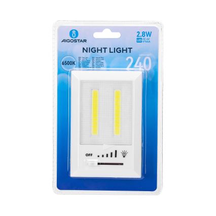 Aigostar - LED prenosna nočna svetilka LED/4xAAA 6500K