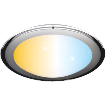 Aigostar - LED Prilagodljiva stropna svetilka LED/60W/230V 2700-6500K ø 52,7 cm krom + daljinski upravljalnik