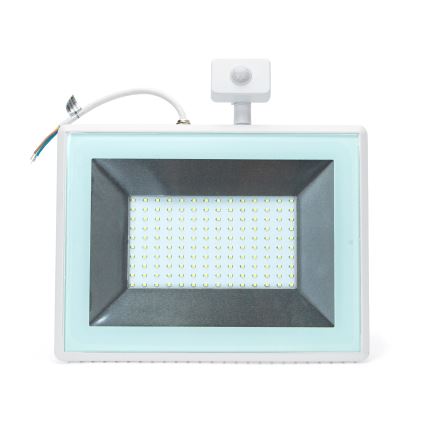 Aigostar - LED Reflektor s senzorjem LED/100W/230V 6400K IP65 bela