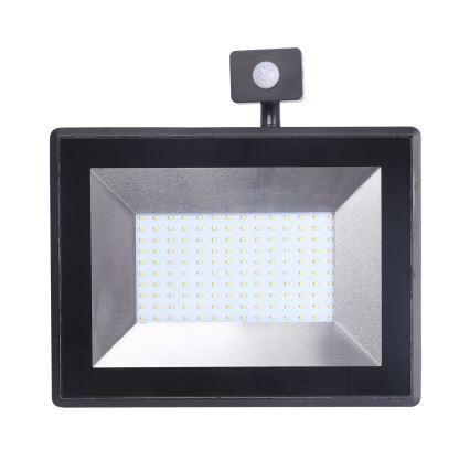 Aigostar - LED Reflektor s senzorjem LED/100W/230V IP65 črna