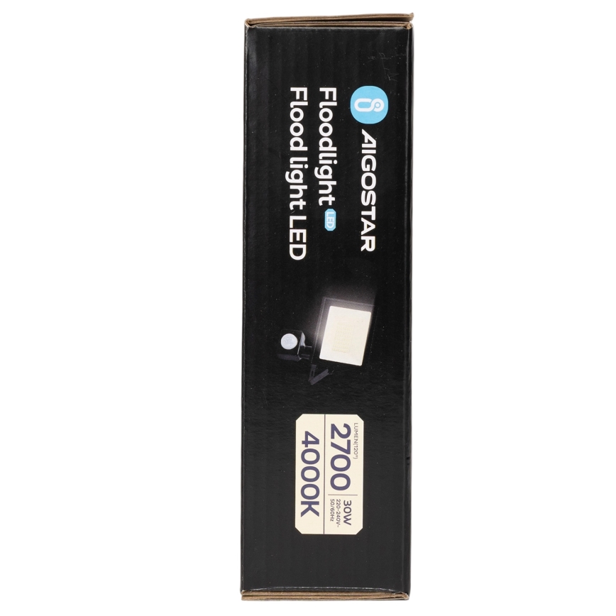 Aigostar - LED reflektor s senzorjem LED/30W/230V 4000K IP65