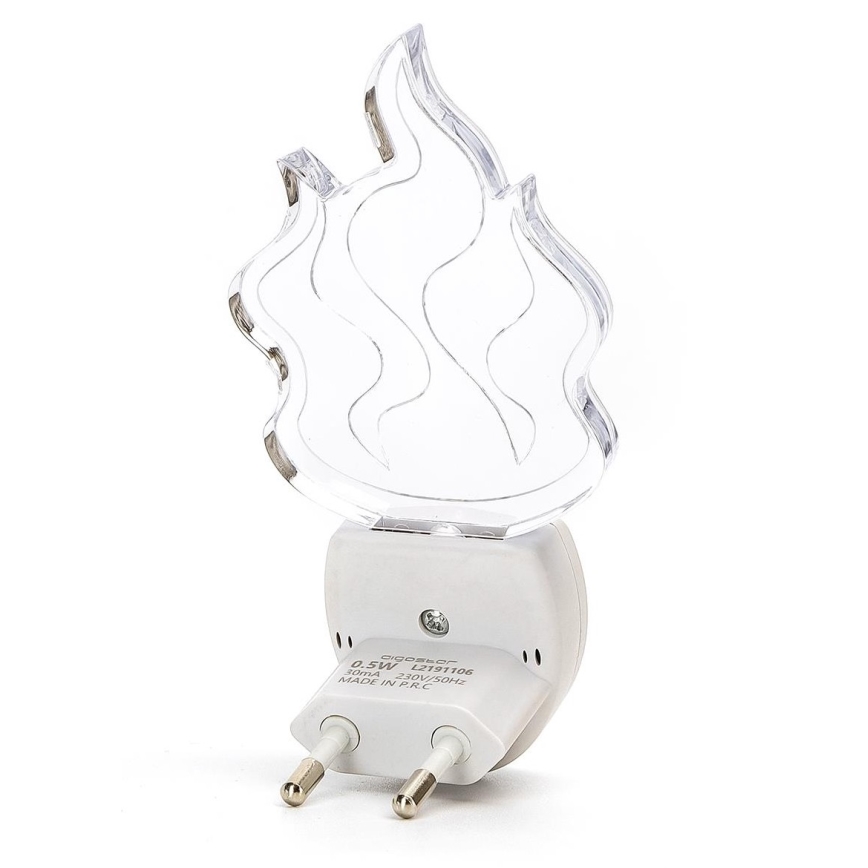 Aigostar - LED RGB Nočna svetilka s senzorjem LED/0,5W/230V plamen