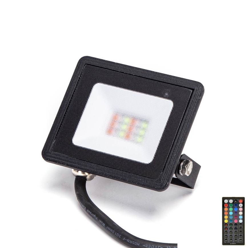 Aigostar - LED RGB Reflektor LED/10W/230V IP65 + Daljinski upravljalnik