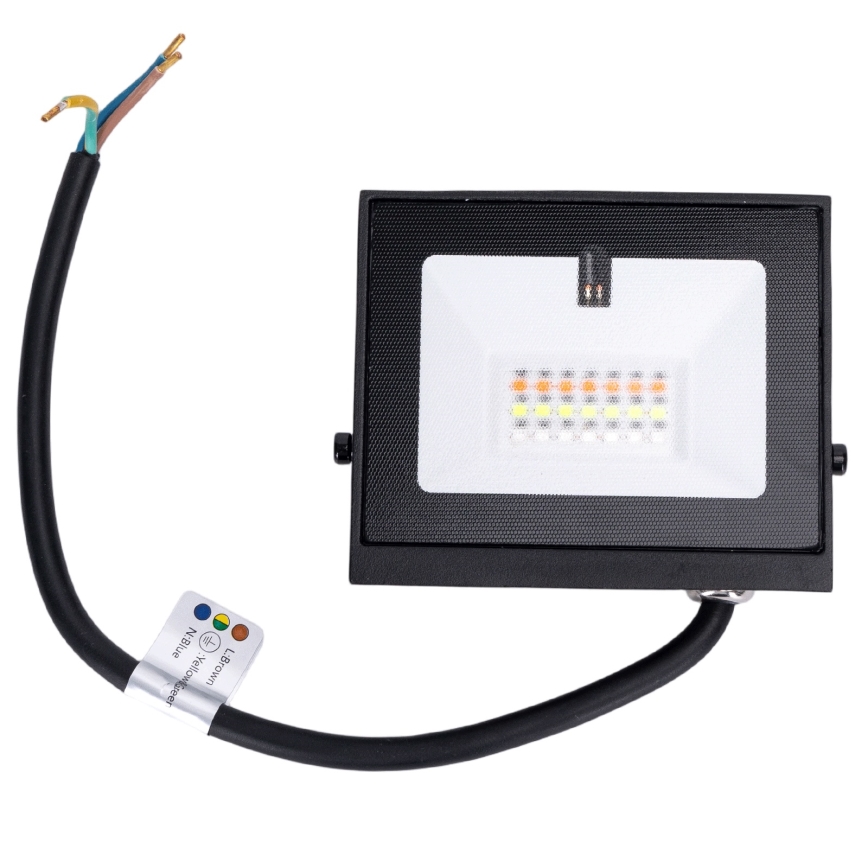 Aigostar - LED RGB zatemnitveni reflektor LED/20W/230V IP65 + daljinski upravljalnik