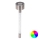 Aigostar - LED RGB Solarna svetilka LED/0,006W/1,2V 40 mAh 36,7cm mat krom IP44