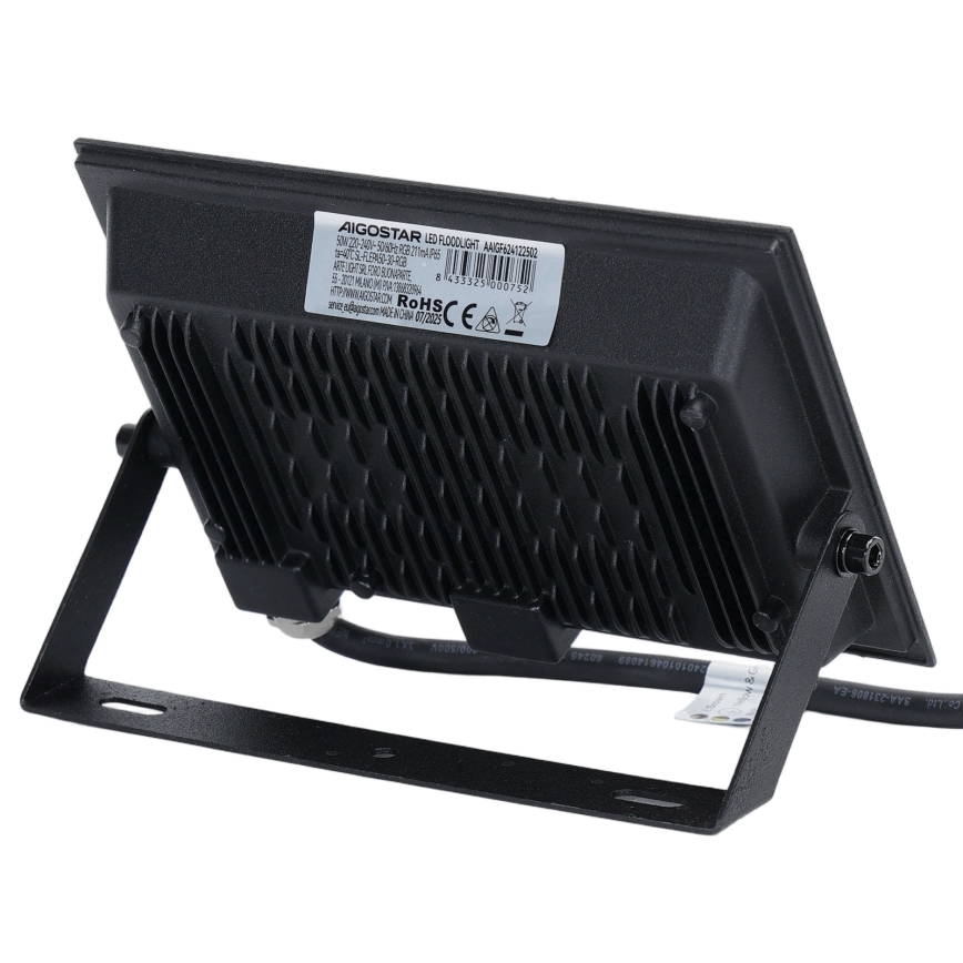 Aigostar - LED RGB Zatemnjevalni reflektor LED/50W/230V IP65 + daljinski upravljalnik