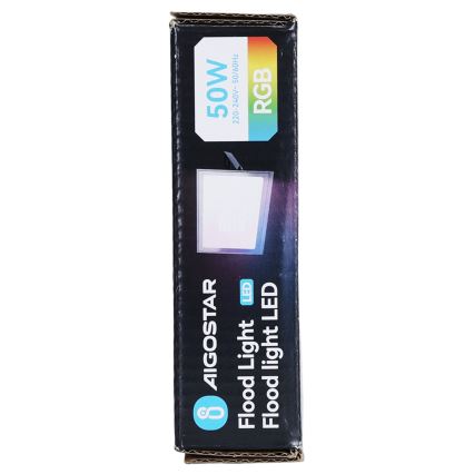 Aigostar - LED RGB Zatemnjevalni reflektor LED/50W/230V IP65 + daljinski upravljalnik