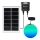 Aigostar - LED RGB Zatemnitvena solarna lestenec MESH LED/20W/3,7V 4000 mAh 2700K-6500K IP65 pr. 20 cm