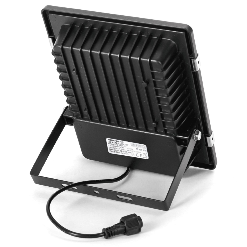 Aigostar - LED RGB Zatemnitveni solarni reflektor LED/50W/3,2V IP66 4000 mAh + Daljinski upravljalnik
