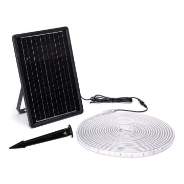 Aigostar - LED RGB Zatemnitveni solarni trak LED/10W/3,2V 10 m IP65 + Daljinski upravljalnik