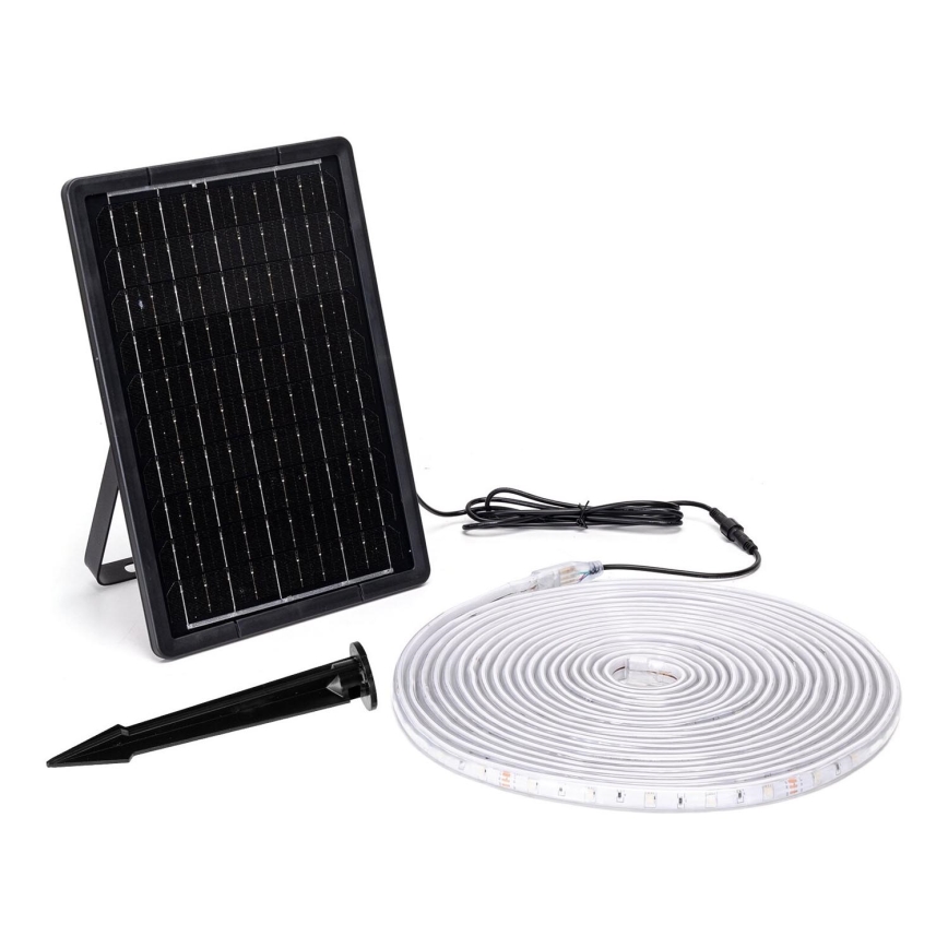 Aigostar - LED RGB Zatemnitveni solarni trak LED/10W/3,2V 10 m IP65 + Daljinski upravljalnik