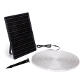 Aigostar - LED RGB Zatemnitveni solarni trak LED/20W/3,2V 20 m IP65 20000 mAh + Daljinski upravljalnik