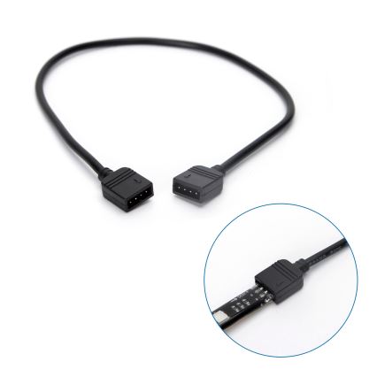 Aigostar - LED RGB Pametni Zatemnitveni trak 4x0,5m LED/4,5W/5V Wi-Fi + Daljinski upravljalnik
