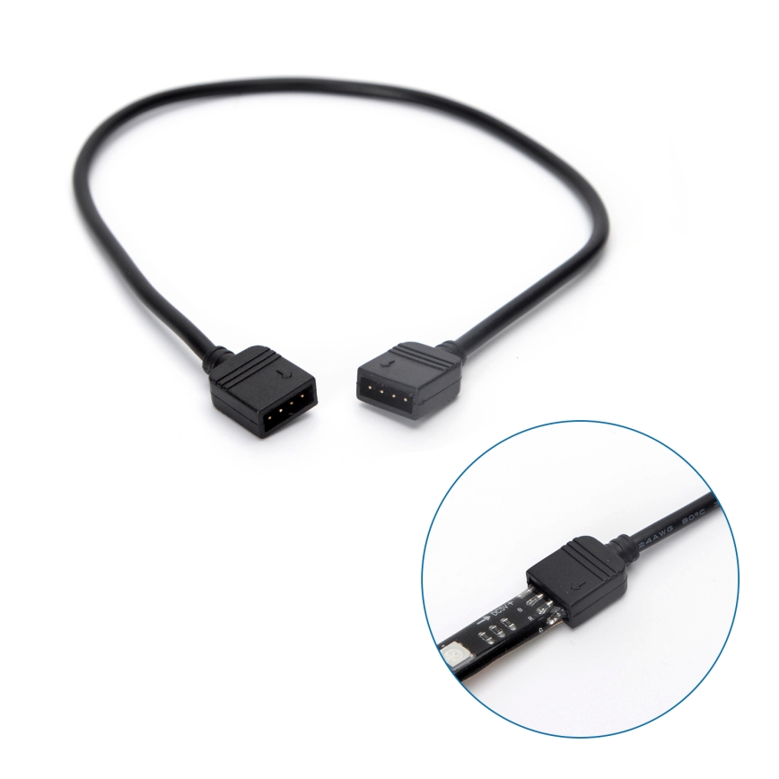 Aigostar - LED RGB Pametni Zatemnitveni trak 4x0,5m LED/4,5W/5V Wi-Fi + Daljinski upravljalnik