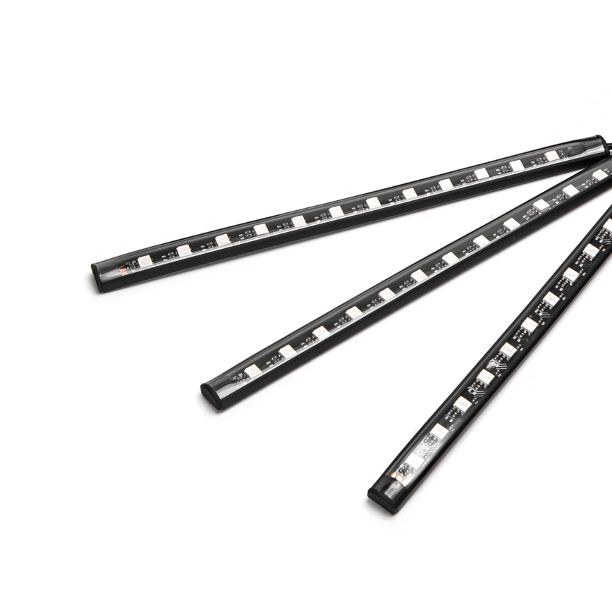 Aigostar - RGB LED zatemnjevalni trakovi za avto LED/4,5W/5V + daljinski upravljalnik