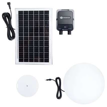 Aigostar - LED RGB zunanja svetilka MESH z nastavljivo svetlostjo LED/35W/3,7V 4000mAh 2700-6500K IP65 premer 50 cm