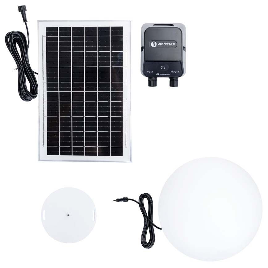 Aigostar - LED RGB zunanja svetilka MESH z nastavljivo svetlostjo LED/35W/3,7V 4000mAh 2700-6500K IP65 premer 50 cm