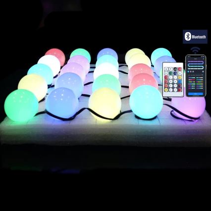 Aigostar - LED RGBIC dekorativna veriga 25xLED/5W/USB 10 m večbarvna