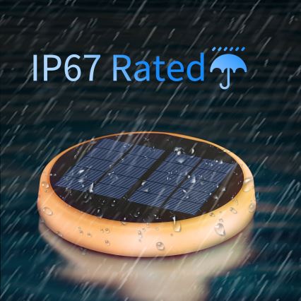 Aigostar - LED RGBIC Solarna svetilka LED/0,6W/3,7V IP65