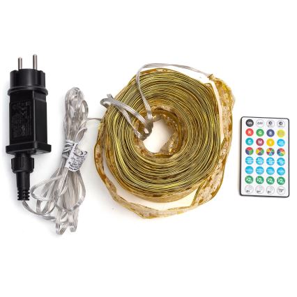 Aigostar - LED RGBICW Pametni zunanji božični niz MESH 100 LED 10 m IP44 + daljinski upravljalnik
