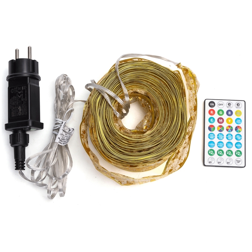 Aigostar - LED RGBICW Pametni zunanji božični niz MESH 100 LED 10 m IP44 + daljinski upravljalnik