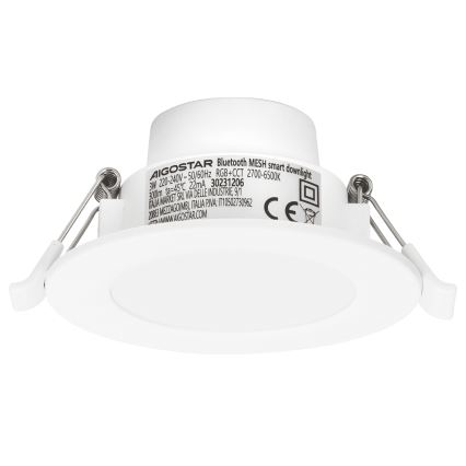 Aigostar - LED RGBW Kopalniška vgradna svetilka MESH LED/3W/230V 2700-6500K IP44
