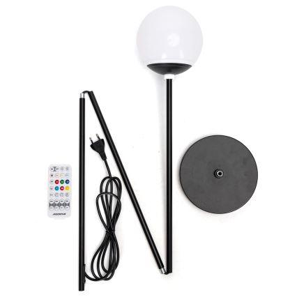 Aigostar - LED RGBW stoječa svetilka MESH, z nastavljivo jakostjo svetlobe, LED/8W/230V + daljinski upravljalnik