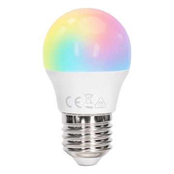 Aigostar - LED RGBW žarnica G45 E27/6W/230V 3000K z nastavljivo svetlostjo + daljinski upravljalnik
